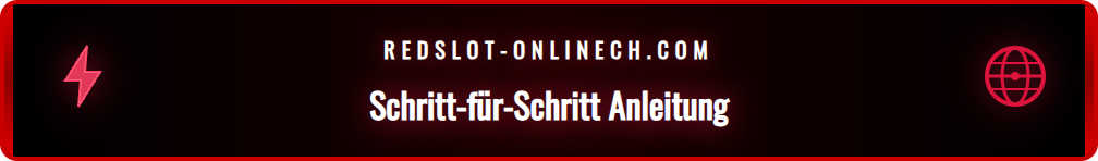Screenshot des Einzahlungsprozesses bei Redslot mit Fokus auf die Bonus-Aktivierung.