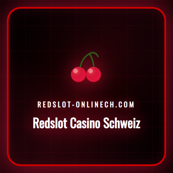 Die Startseite des Redslot Casino Schweiz mit Spielauswahl.
