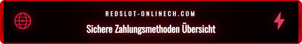 Übersicht der verfügbaren Zahlungsmethoden für die Einzahlung.