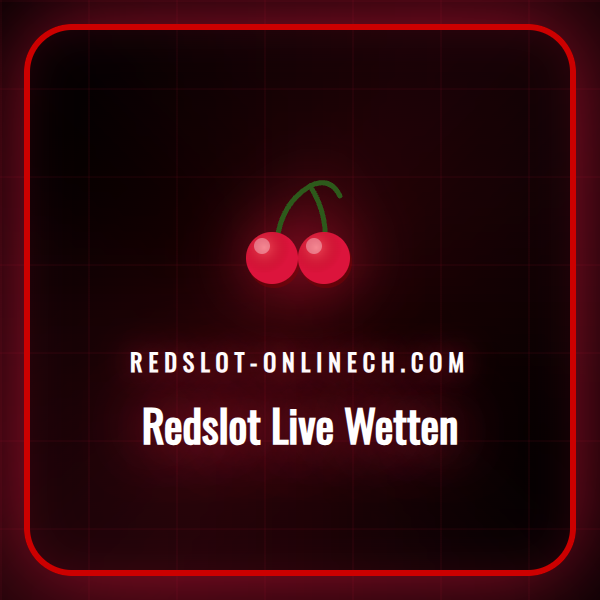 Ein Spieler platziert eine Wette auf der Redslot Live Wetten Plattform.