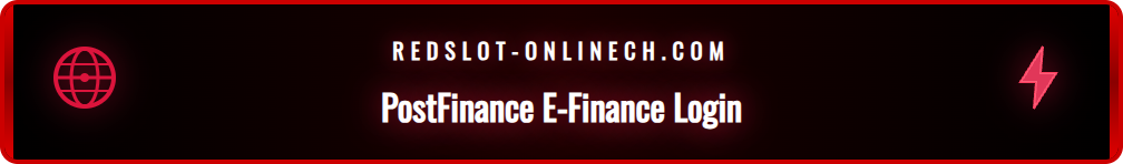 Sicherer Login-Bildschirm für eine Einzahlung via PostFinance E-Finance.