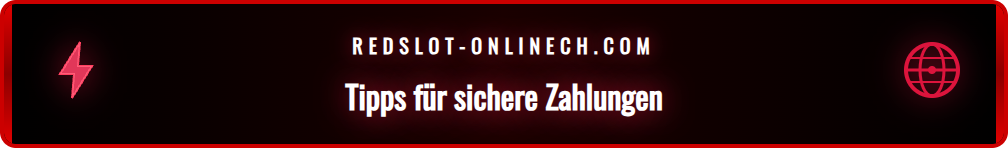 Infografik mit Tipps für sichere Online-Casino Zahlungen in der Schweiz.