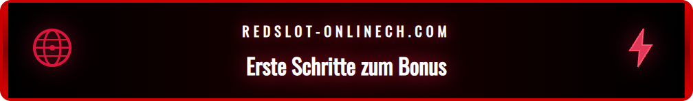 Anleitung zur Kontoerstellung und Verifizierung bei Redslot Schweiz.