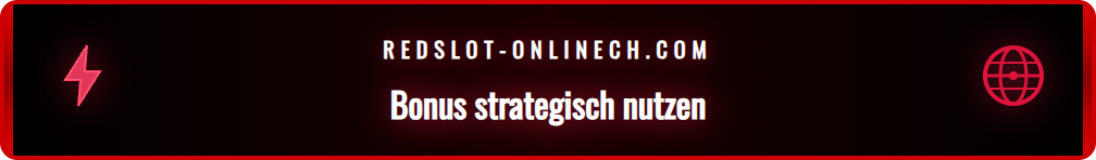 Infografik mit den besten Tipps zur Maximierung des Redslot Wettbonus.