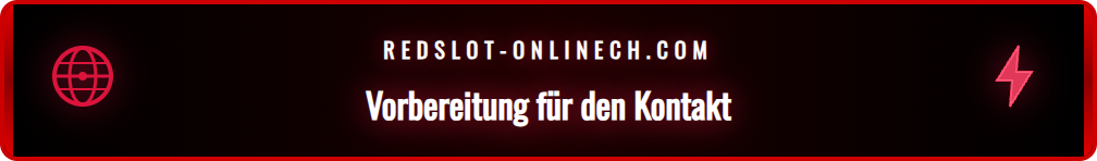 Checkliste mit wichtigen Dokumenten für den Redslot Kundenservice in der Schweiz.
