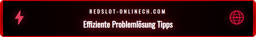 Infografik mit Tipps und Tricks für den schnellen Kontakt zum Redslot Support.